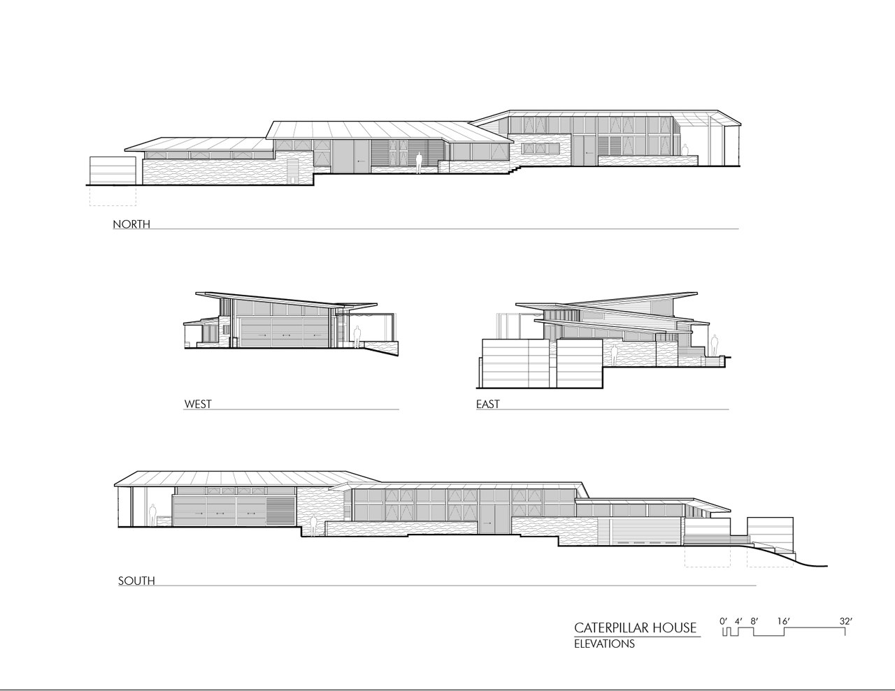 Caterpillar House by Feldman Architecture