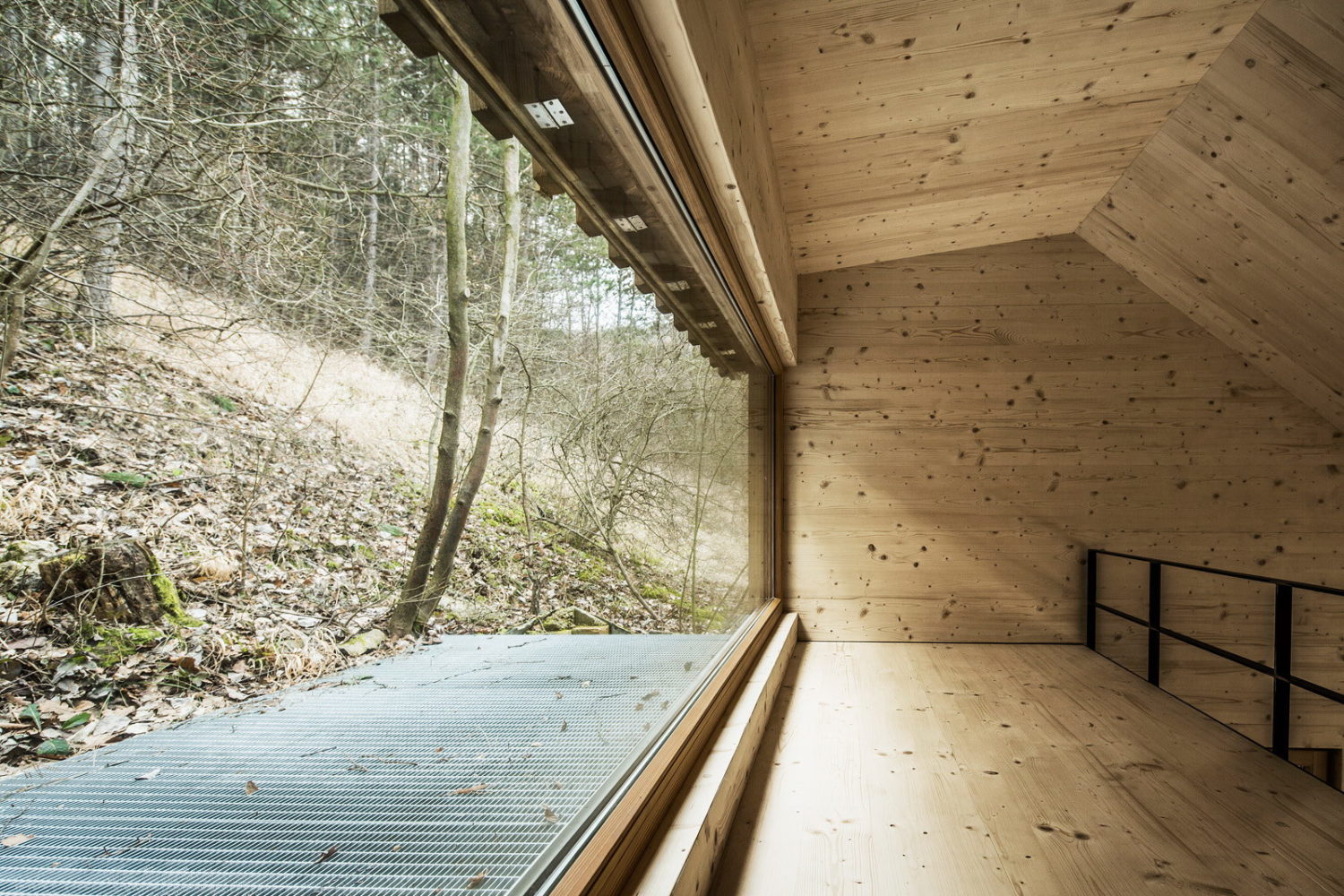 Wooden Hut by Heike Schlauch