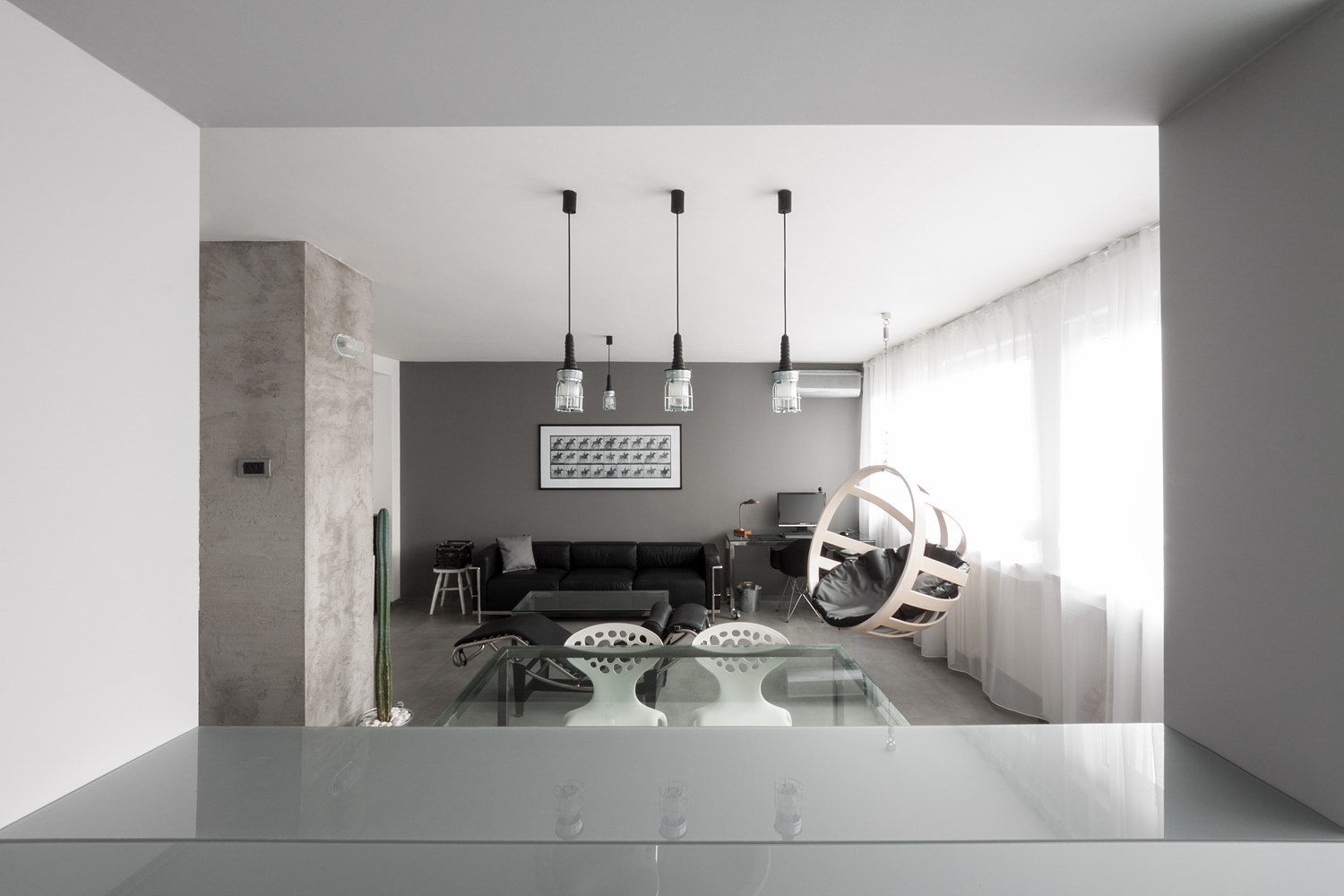 Gray Scale Apartment by Arhitektura Budjevac