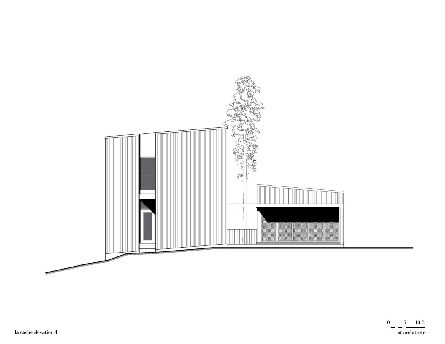 La Cache | Forest house by Nathalie Thibodeau Architecte