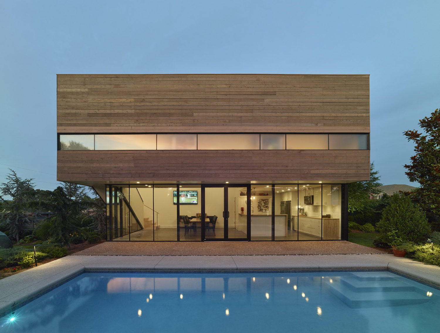 Srygley Pool House by Marlon Blackwell Architects