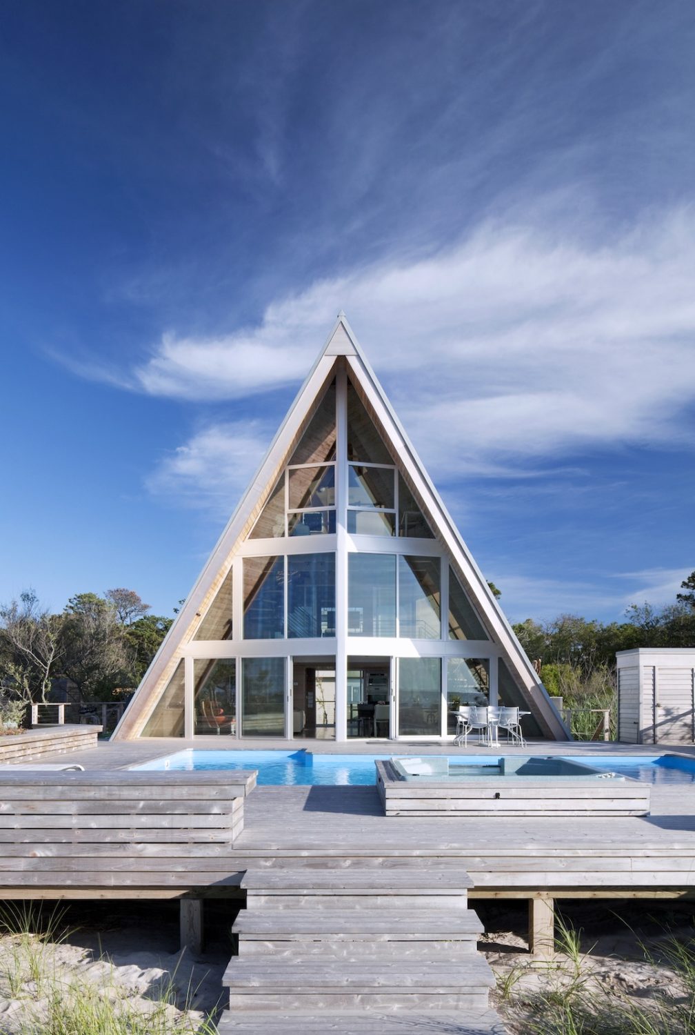A-Frame House Rethink by Bromley Caldari Architects