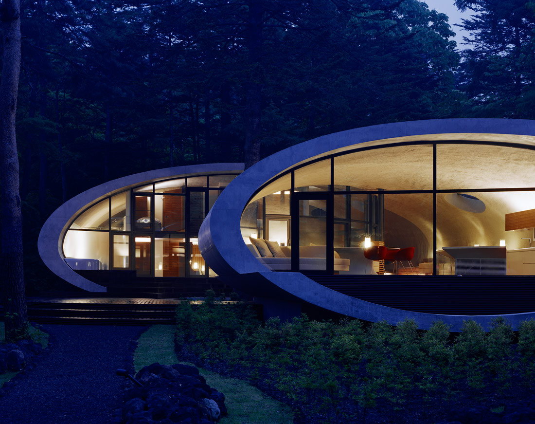 Shell House | Futuristic Forest Home by Artechnic