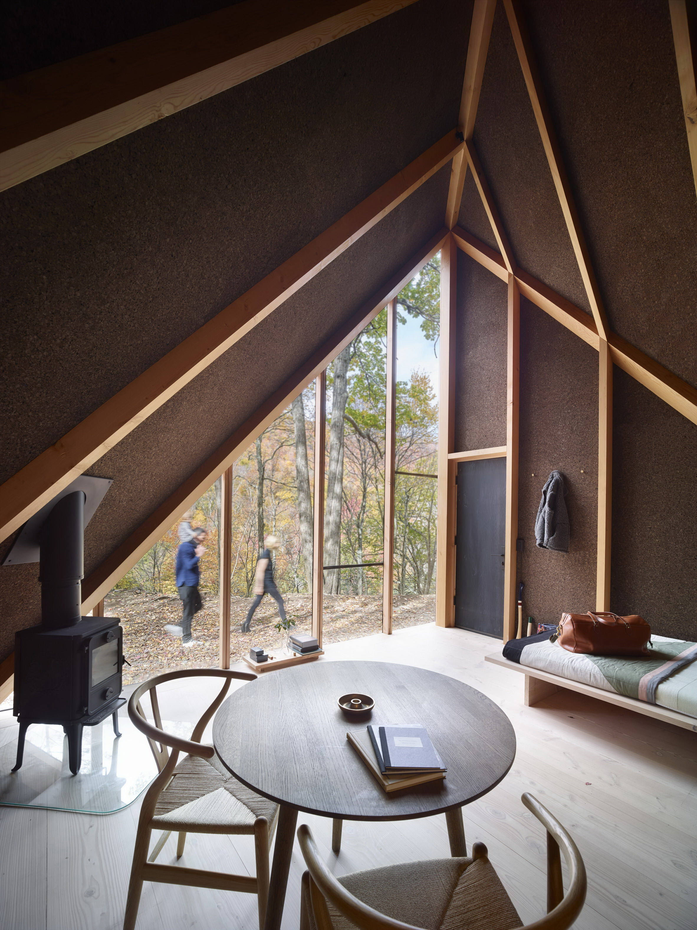 A45 | Tiny Triangular Cabin in New York by BIG