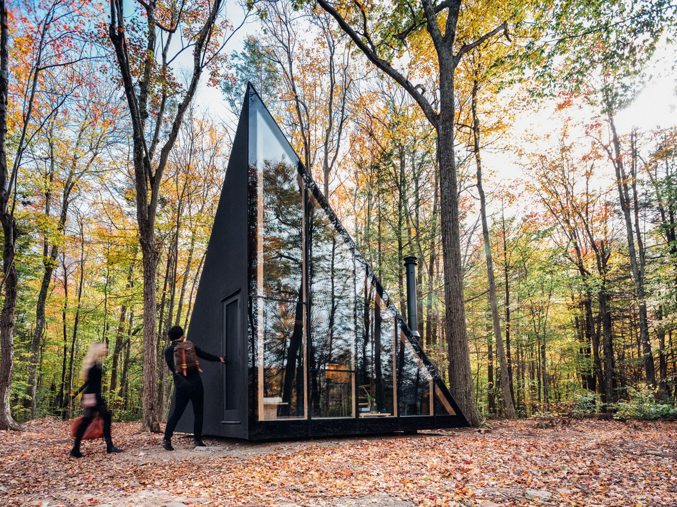A45 | Tiny Triangular Cabin in New York by BIG | Wowow Home Magazine