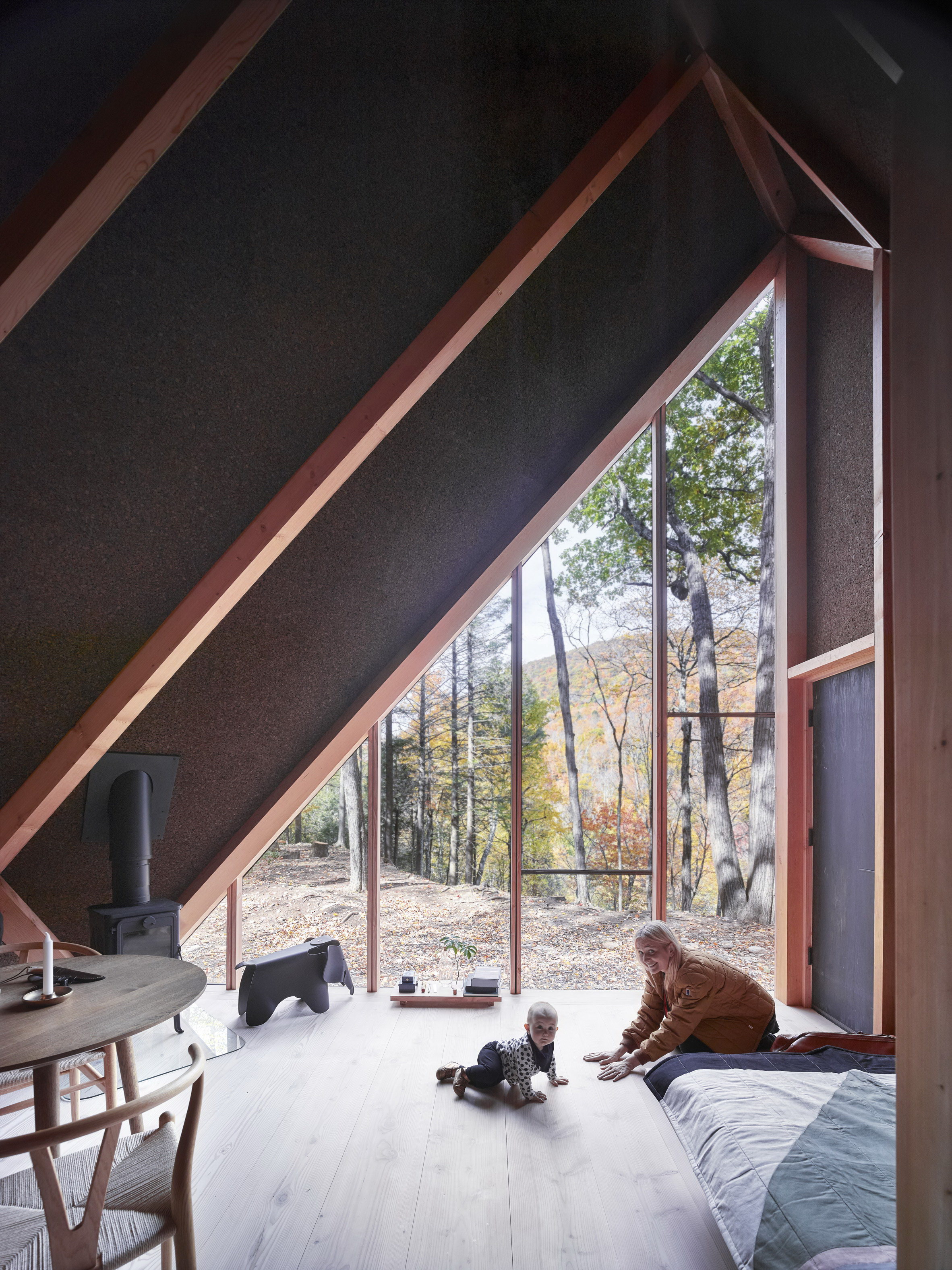 A45 | Tiny Triangular Cabin in New York by BIG | Wowow Home Magazine