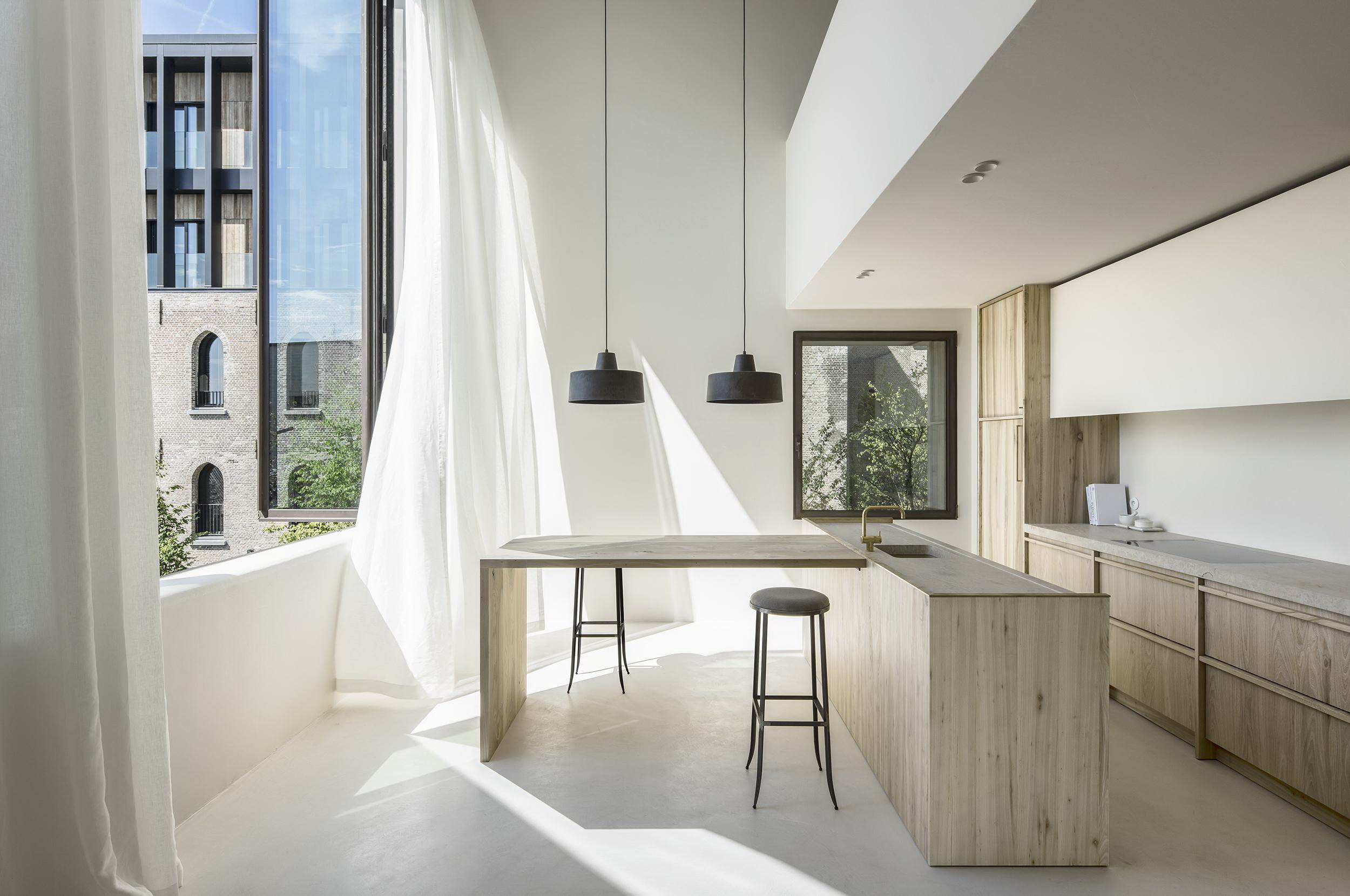Cube Apartment V-S | Minimalist Duplex Apartment by Arjaan De Feyter