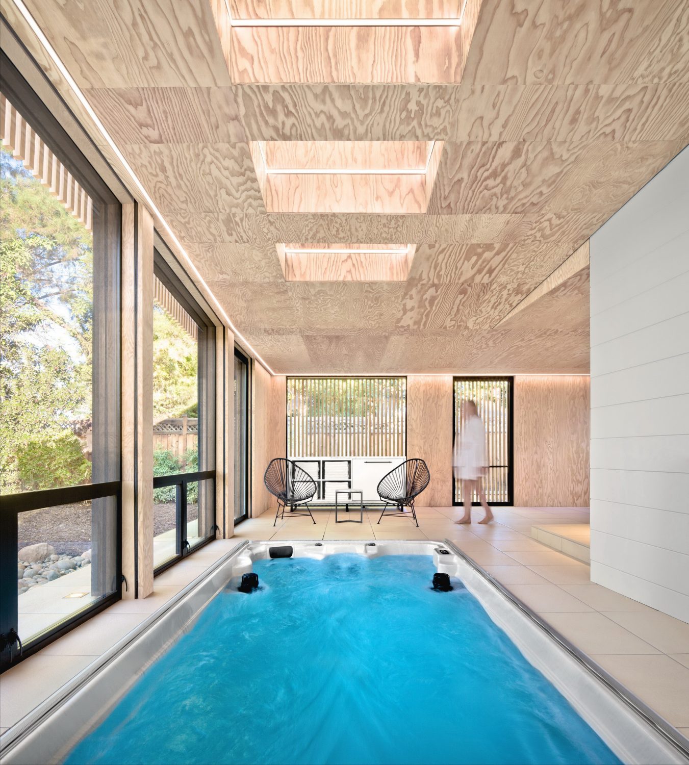 Silicon Valley Poolhouse | Modern Extension to Traditional Home