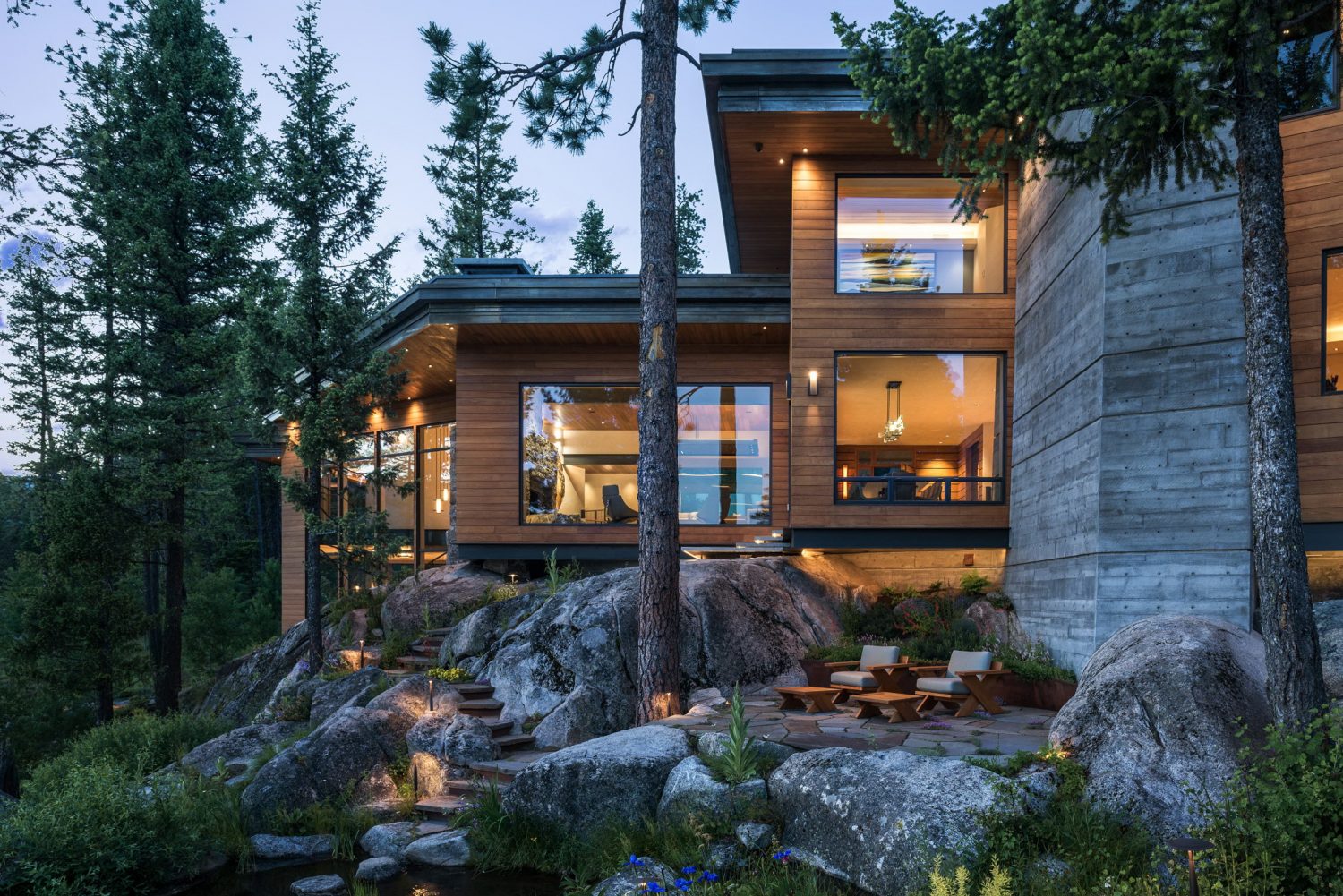 Modern Cliff House by McCall Design and Planning