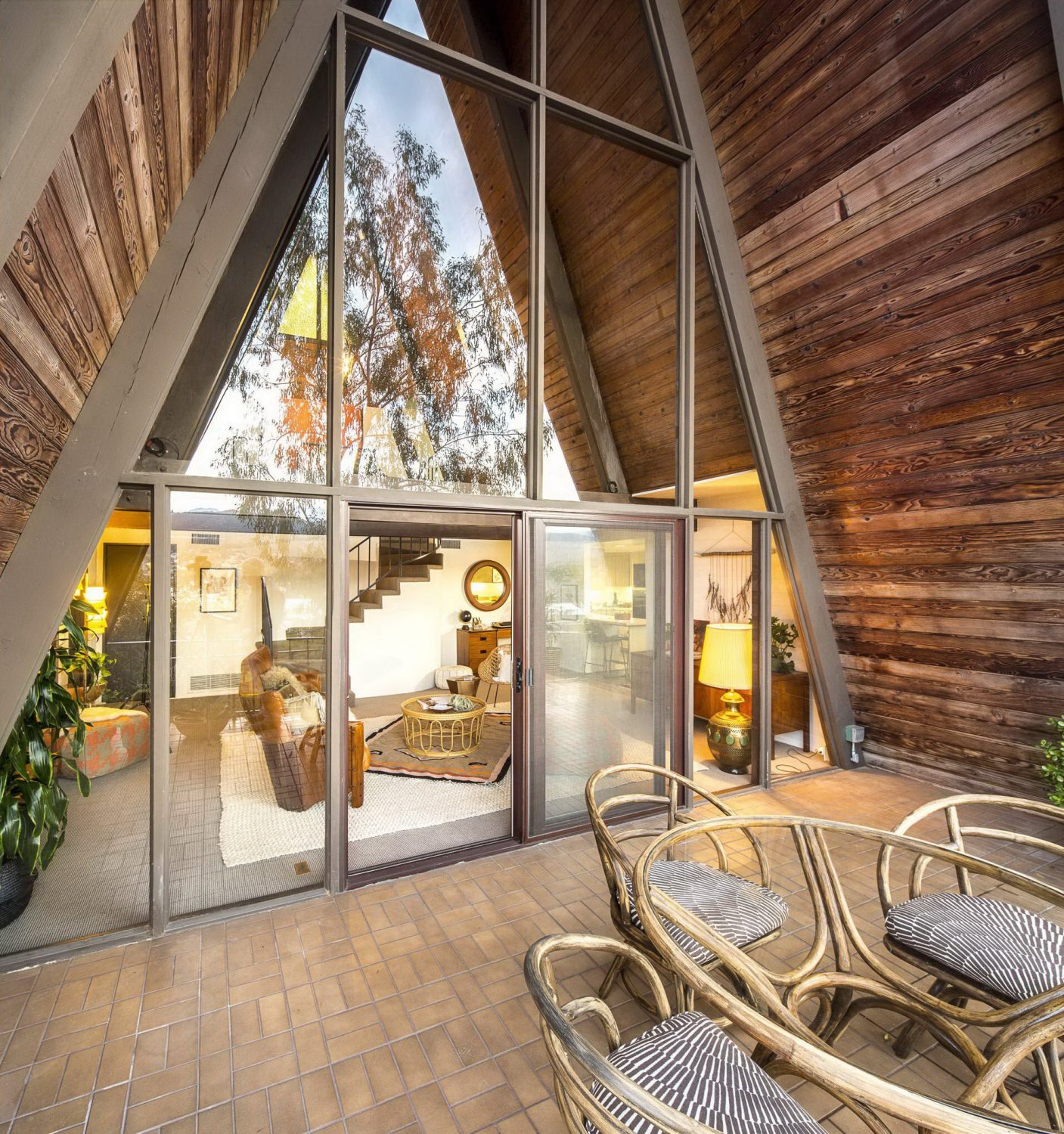 A Modified Mid-Century A-Frame in Los Angeles