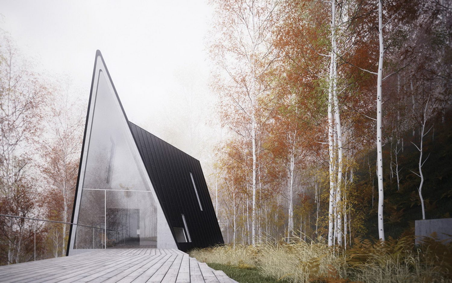 Allandale House | A-Frame House by William O'Brien Jr.
