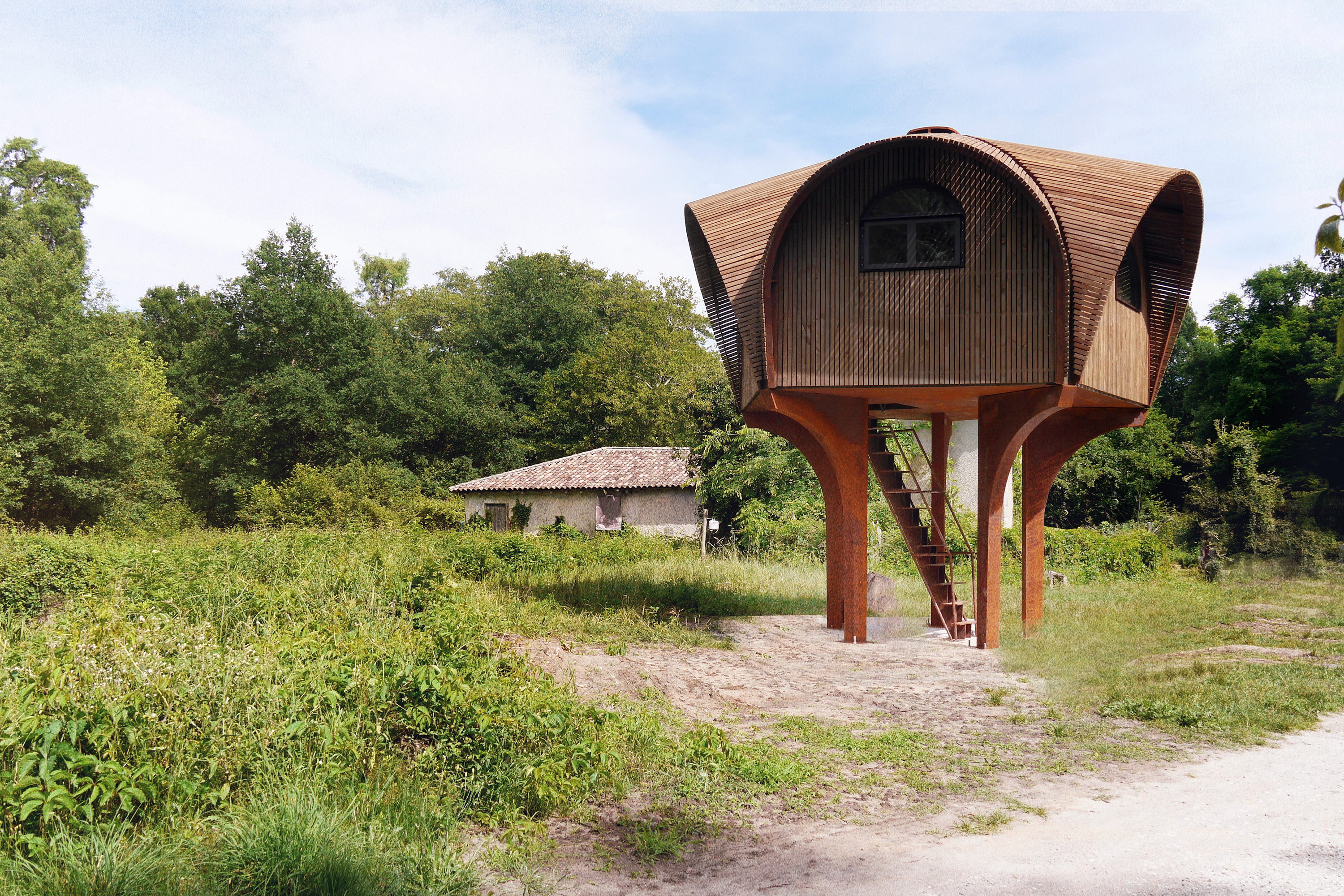 Le Haut Perché | Hiking Shelter by Studio Weave