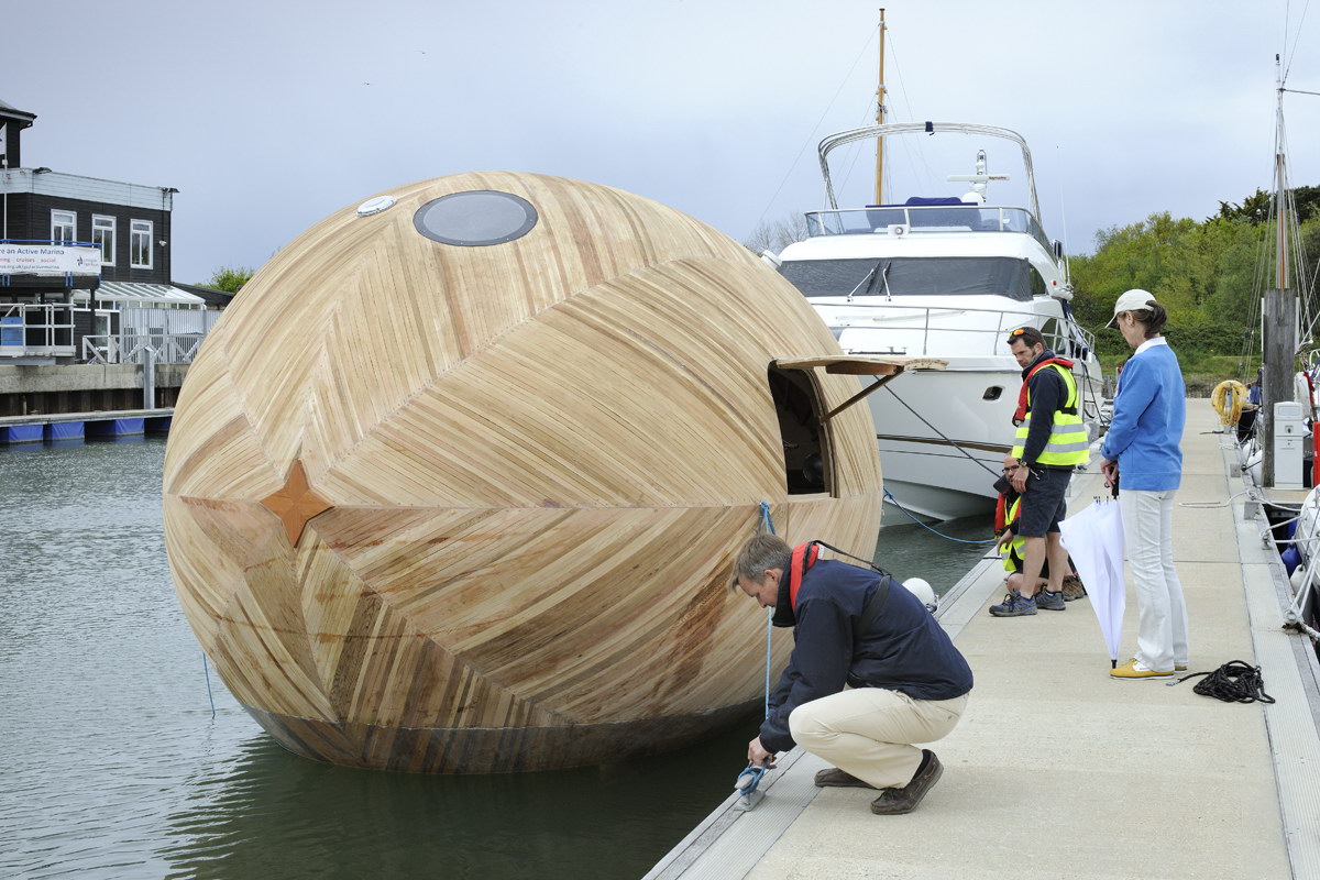 The Exbury Egg – Floating Off-Grid Home