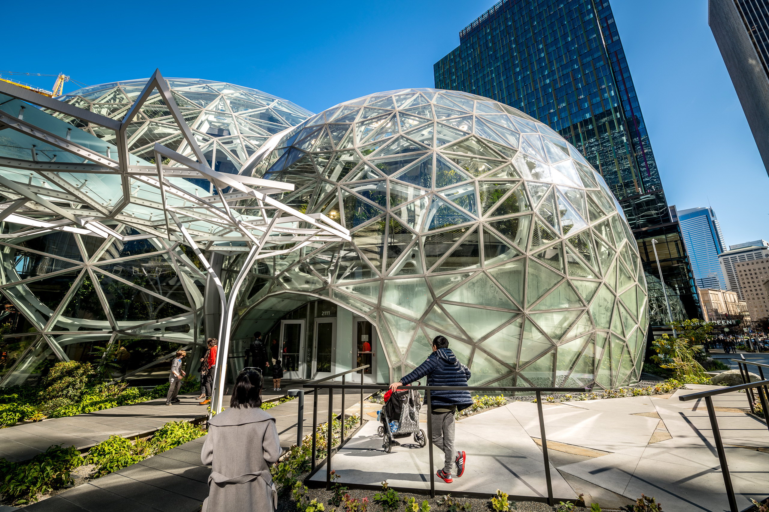 The Spheres in the New Amazon Headquarters