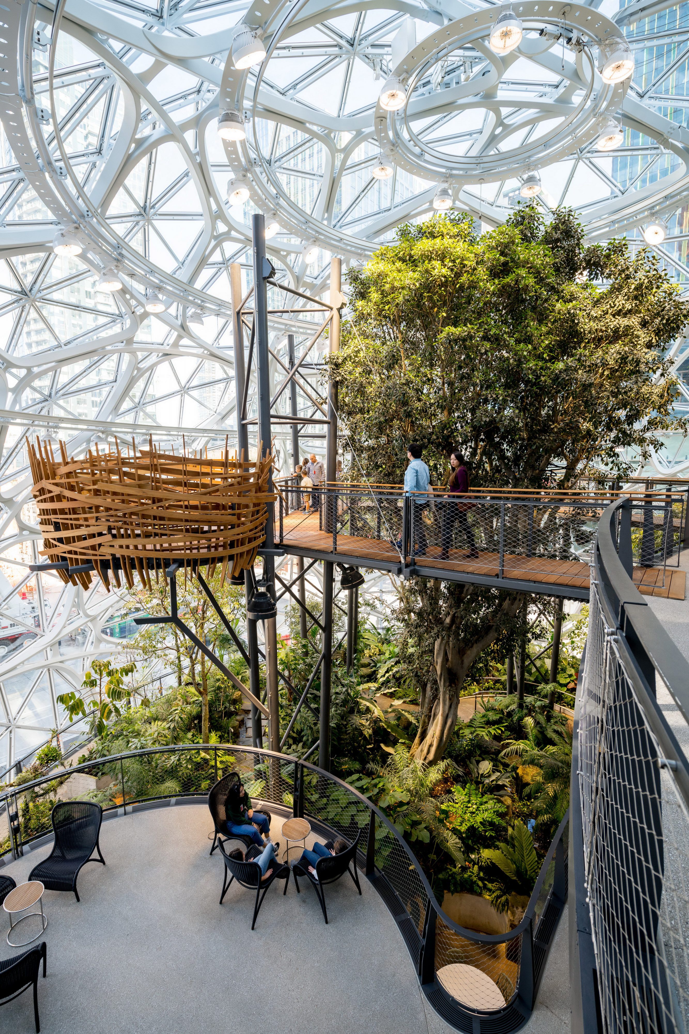 The Spheres in the New Amazon Headquarters