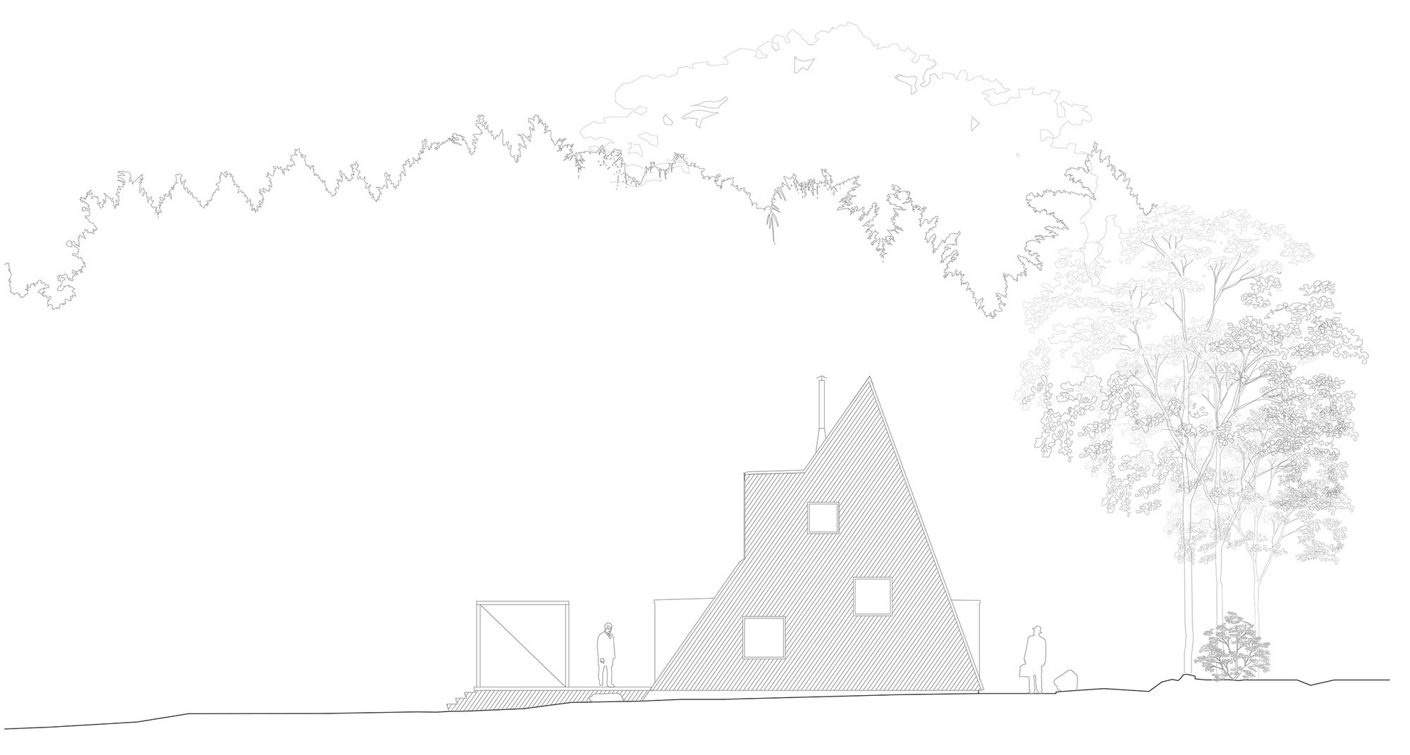 Summer House in Dalarna – Triangular Villa by Leo Qvarsebo