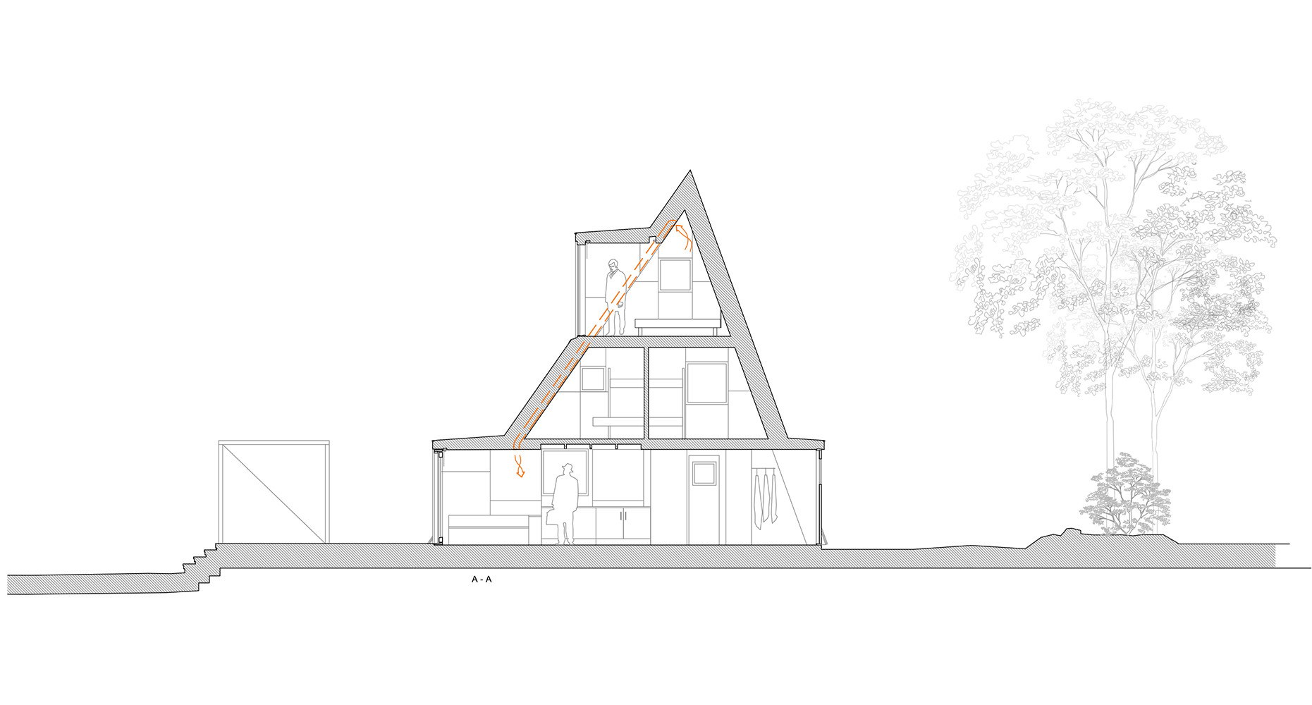 Summer House in Dalarna – Triangular Villa by Leo Qvarsebo