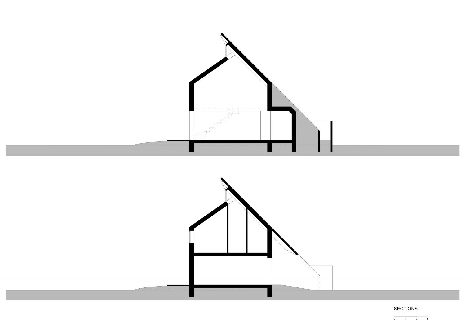 House Behind The Roof by Superhelix Pracownia Projektowa