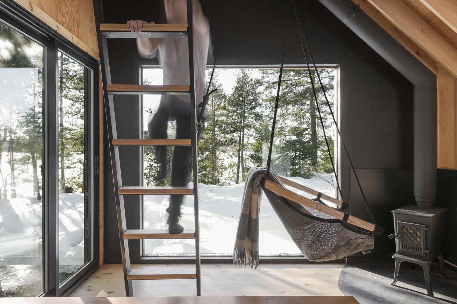La Pointe | Reinterpretation of an A-Frame Cabin by Atelier L'abri