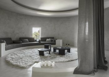 Silo Apartment M-M | Monochrome Apartment by Arjaan De Feyter