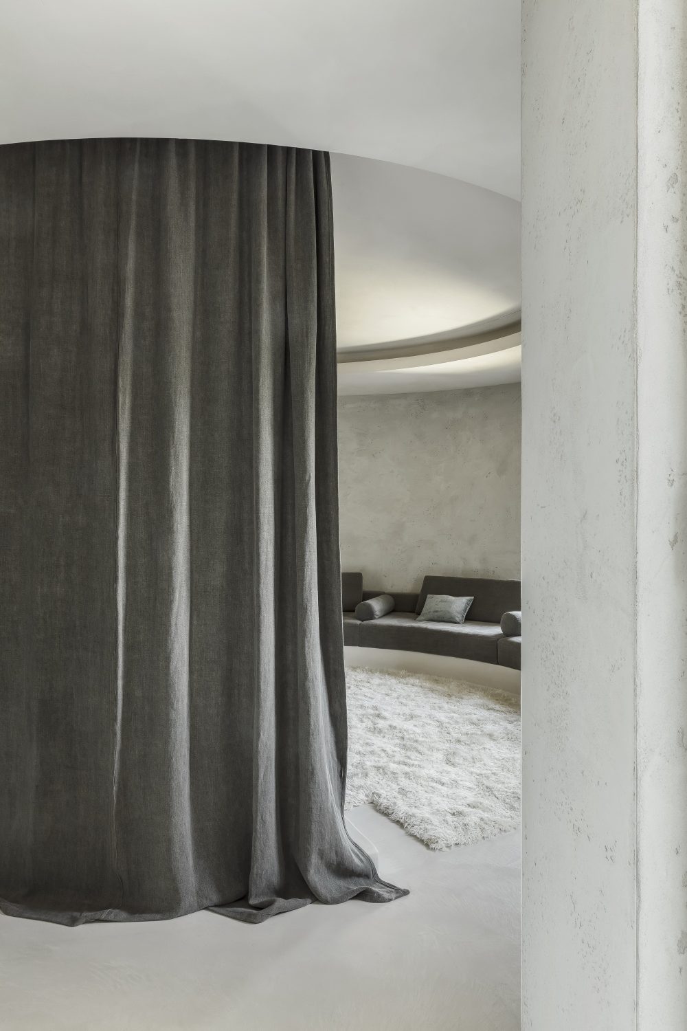 Silo Apartment M-M | Monochrome Apartment by Arjaan De Feyter