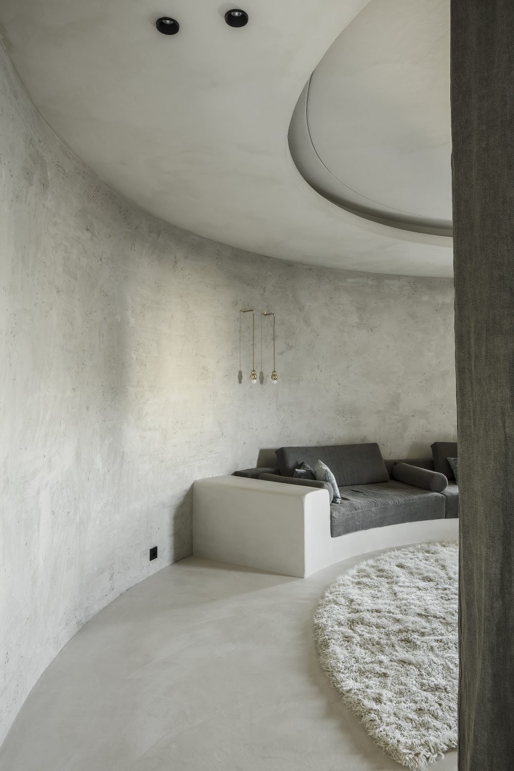 Silo Apartment M-M | Monochrome Apartment by Arjaan De Feyter