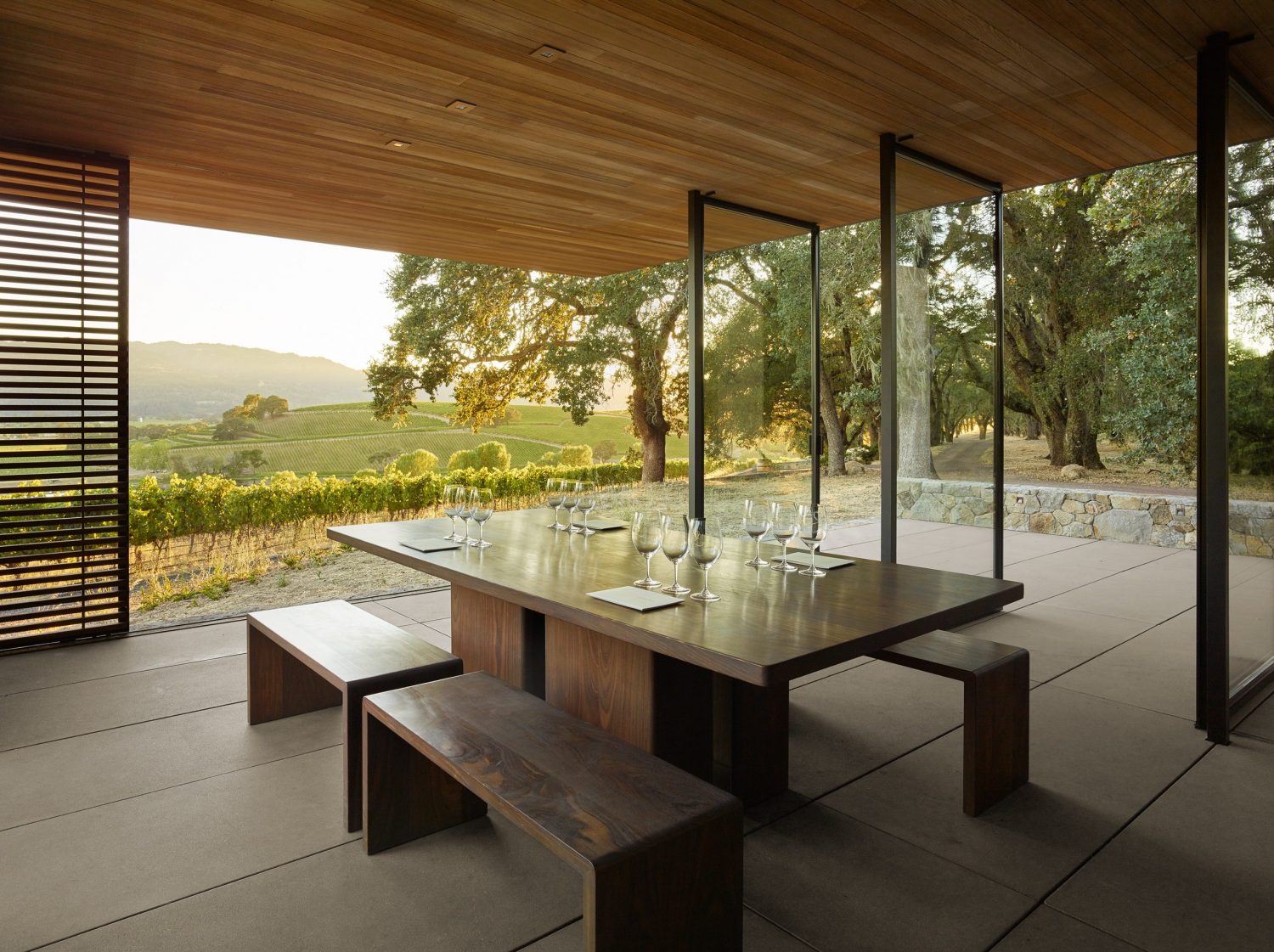 Quintessa Pavilions | Wine-Tasting Pavilions by Walker Warner Architects
