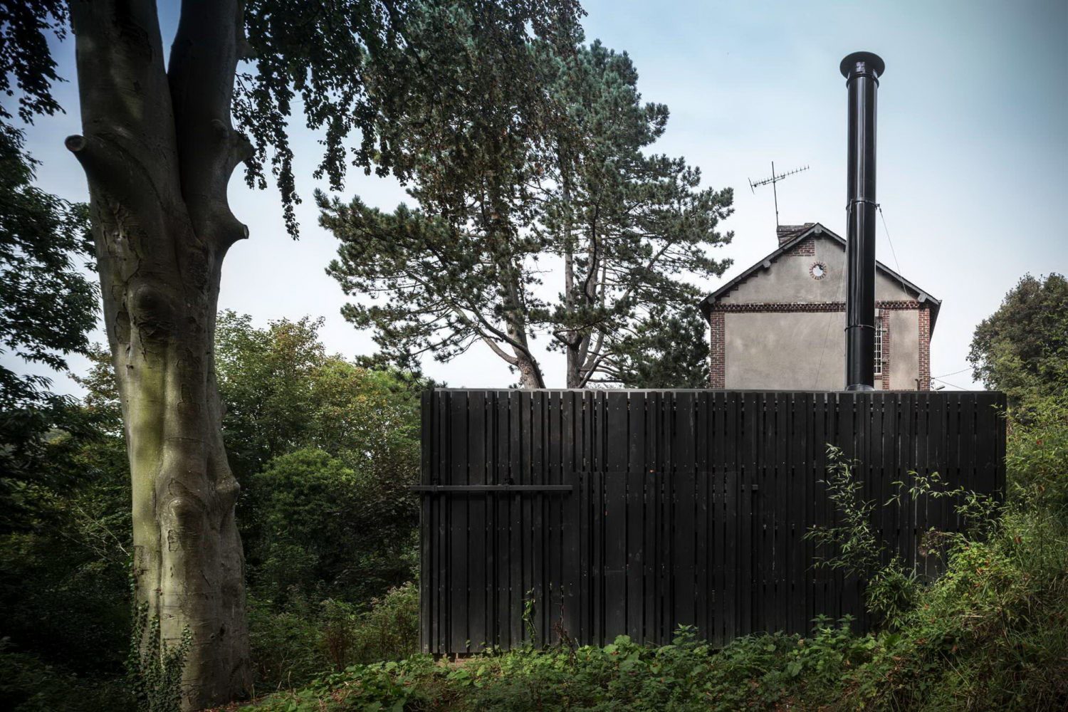 Black Wood House by Marchi Architectes