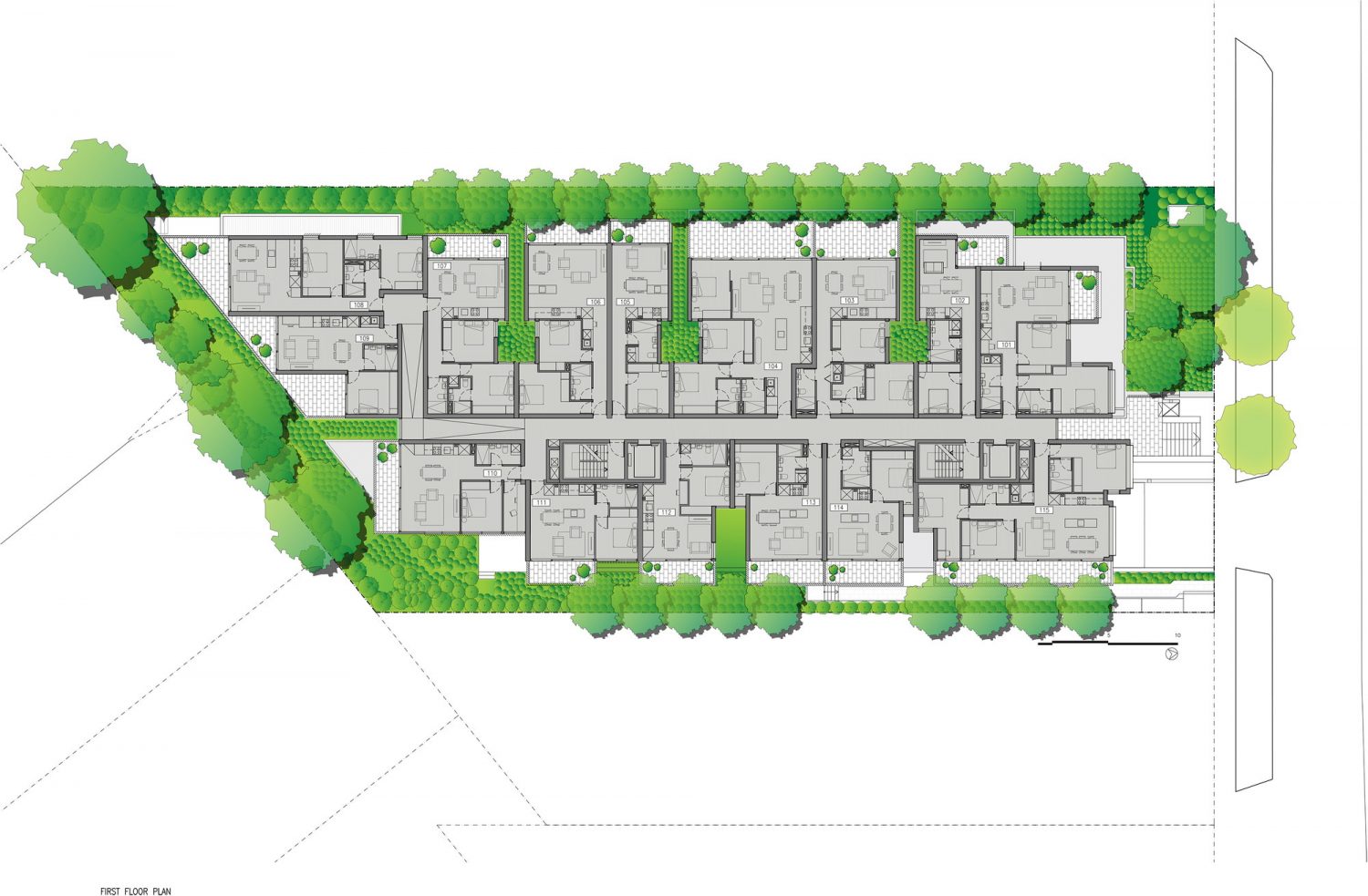 Cirqua Apartments by BKK Architects