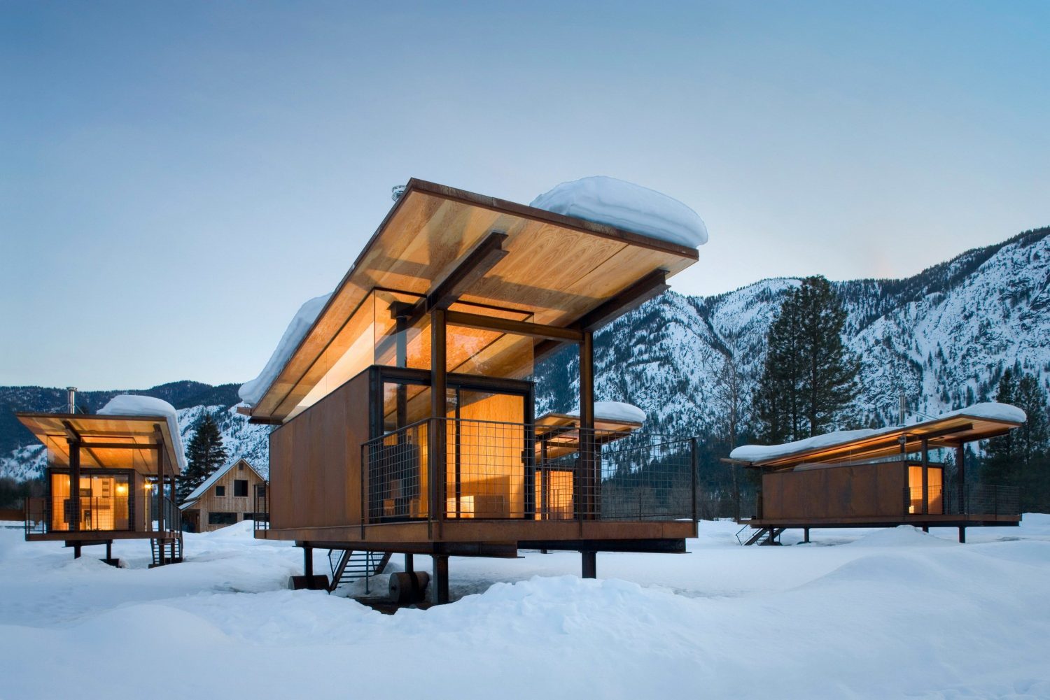 Rolling Huts by Olson Kundig