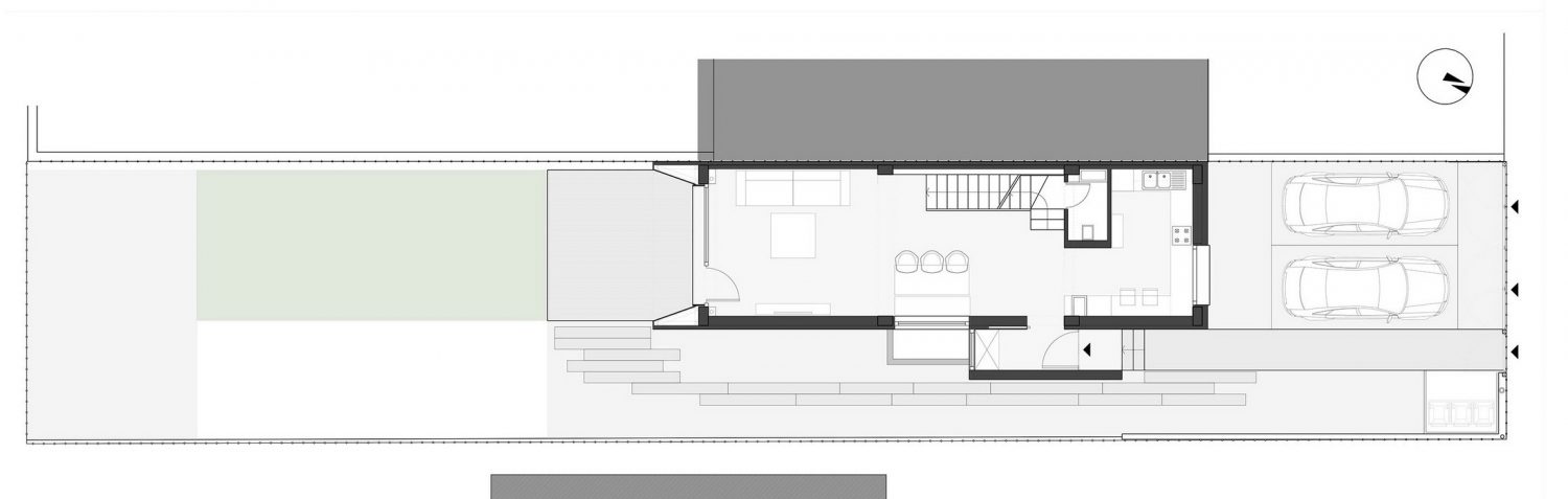LAMA House | Narrow House by LAMA Arhitectura