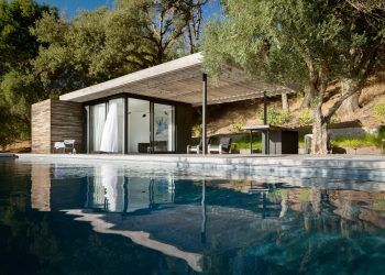 Dry Creek Pool House by Ro Rockett Design