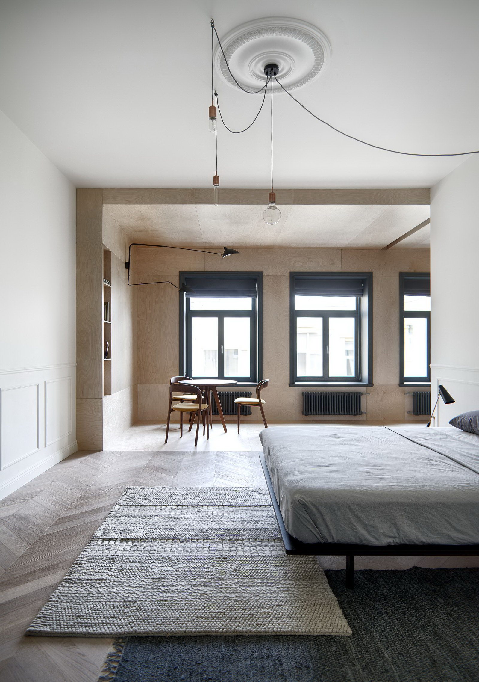 Interior KG | Renovated Apartment in Old Revenue House by INT2 architecture