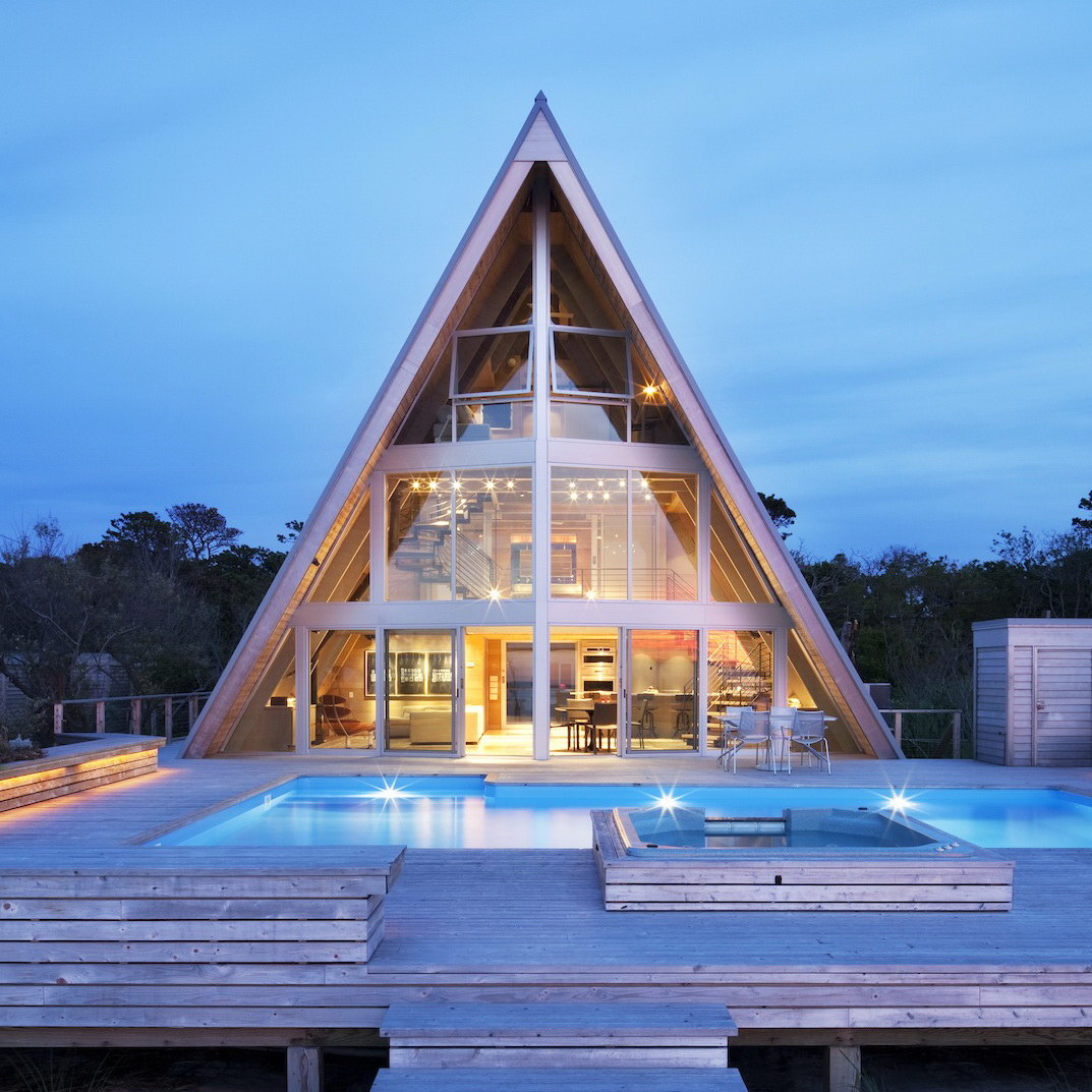 A-Frame House Rethink by Bromley Caldari Architects