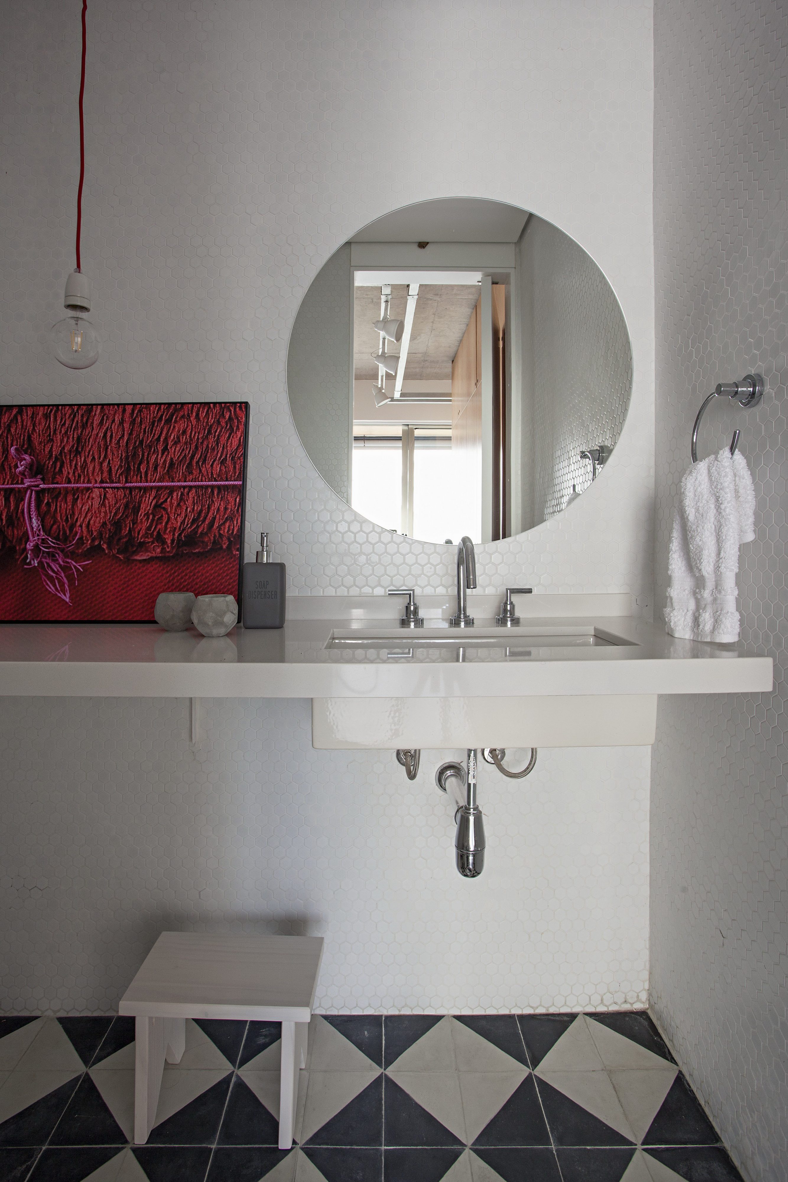 Apartment with Partitions by Casa100 Arquitetura