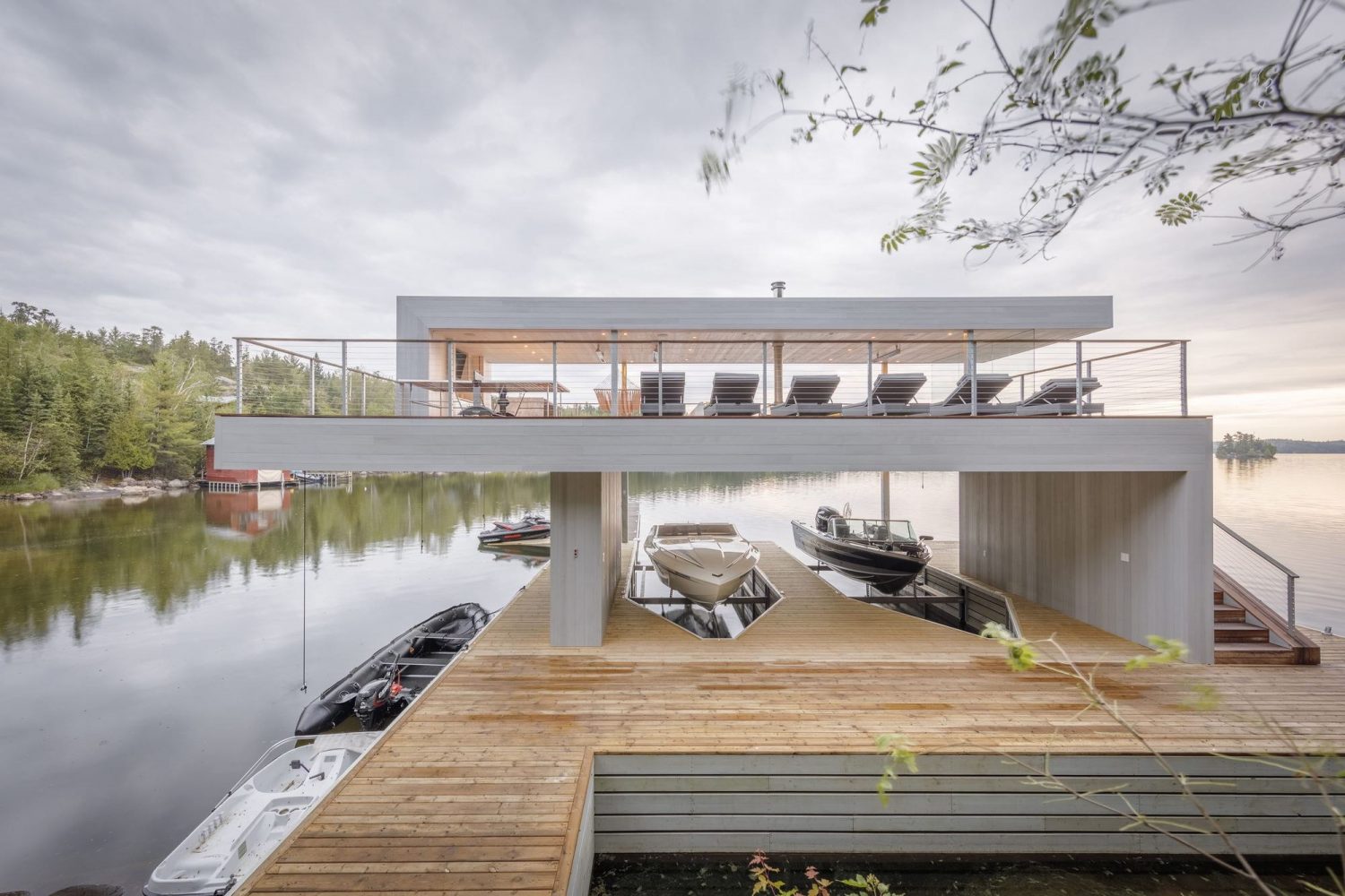 Boathouse by Cibinel Architecture