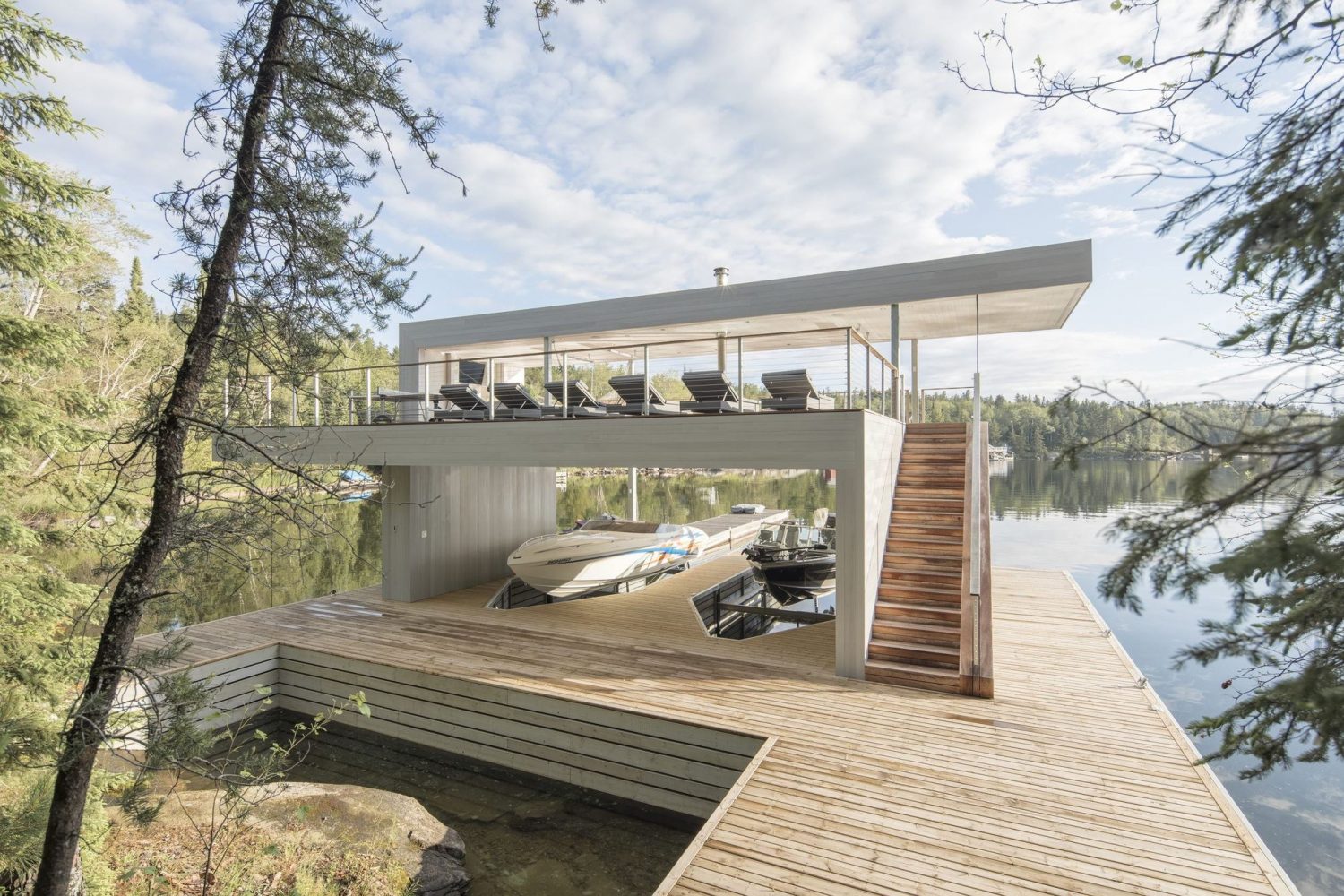 Boathouse by Cibinel Architecture