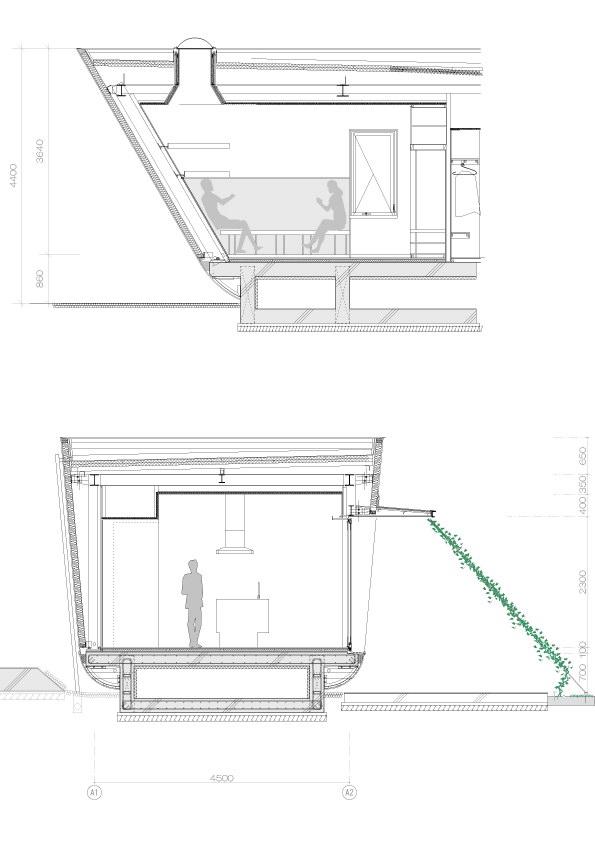 Green Screen House by Hideo Kumaki Architect Office