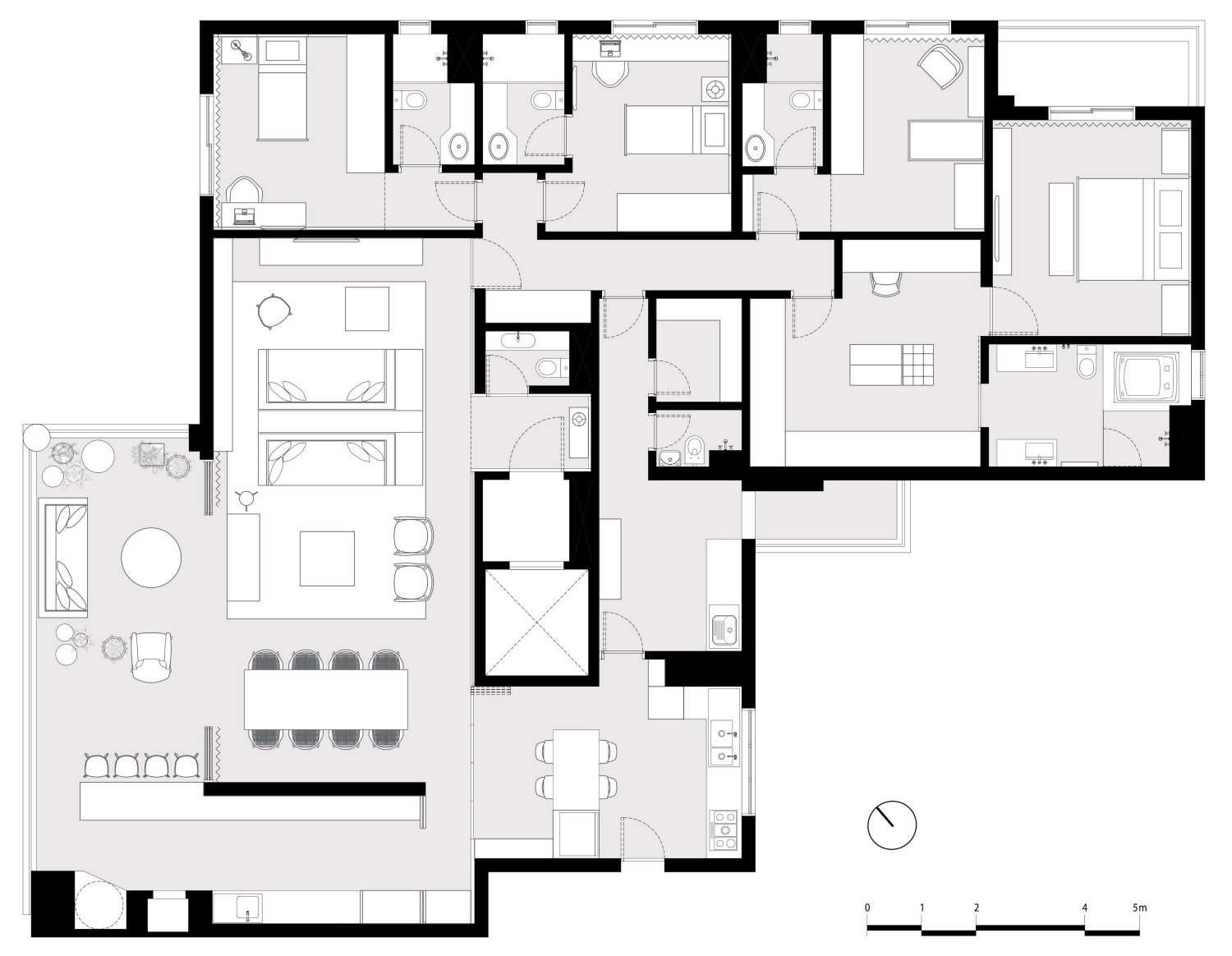 AML Apartment by David Ito Arquitetura