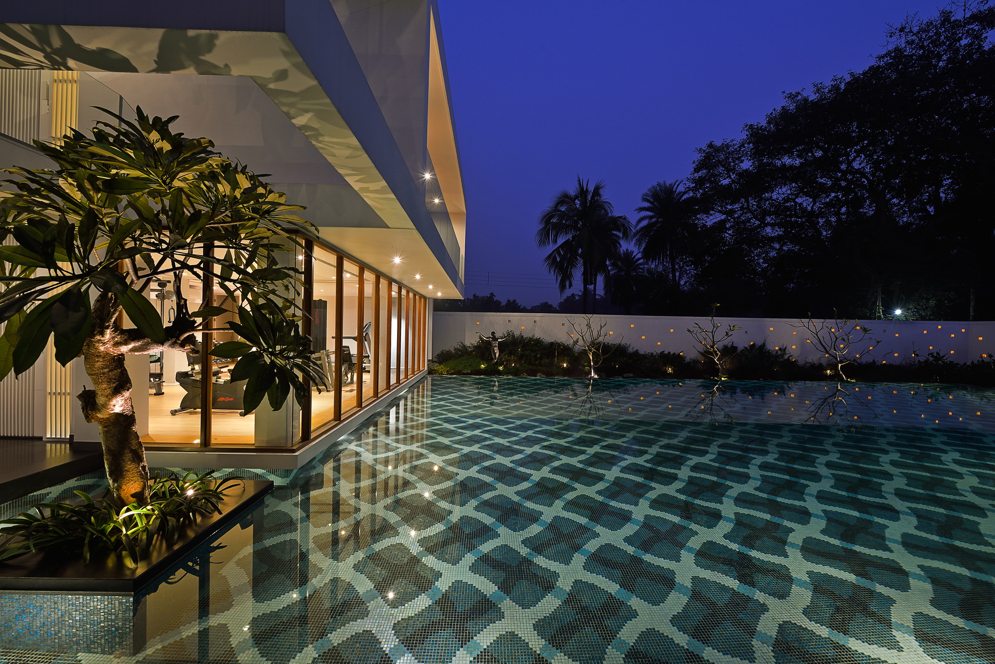 Pool House by Abin Design Studio