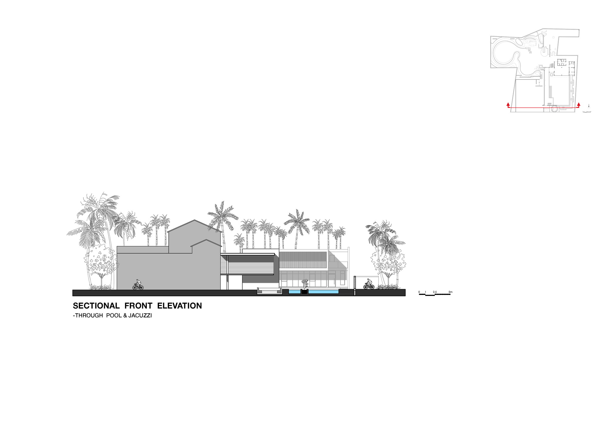 Pool House by Abin Design Studio