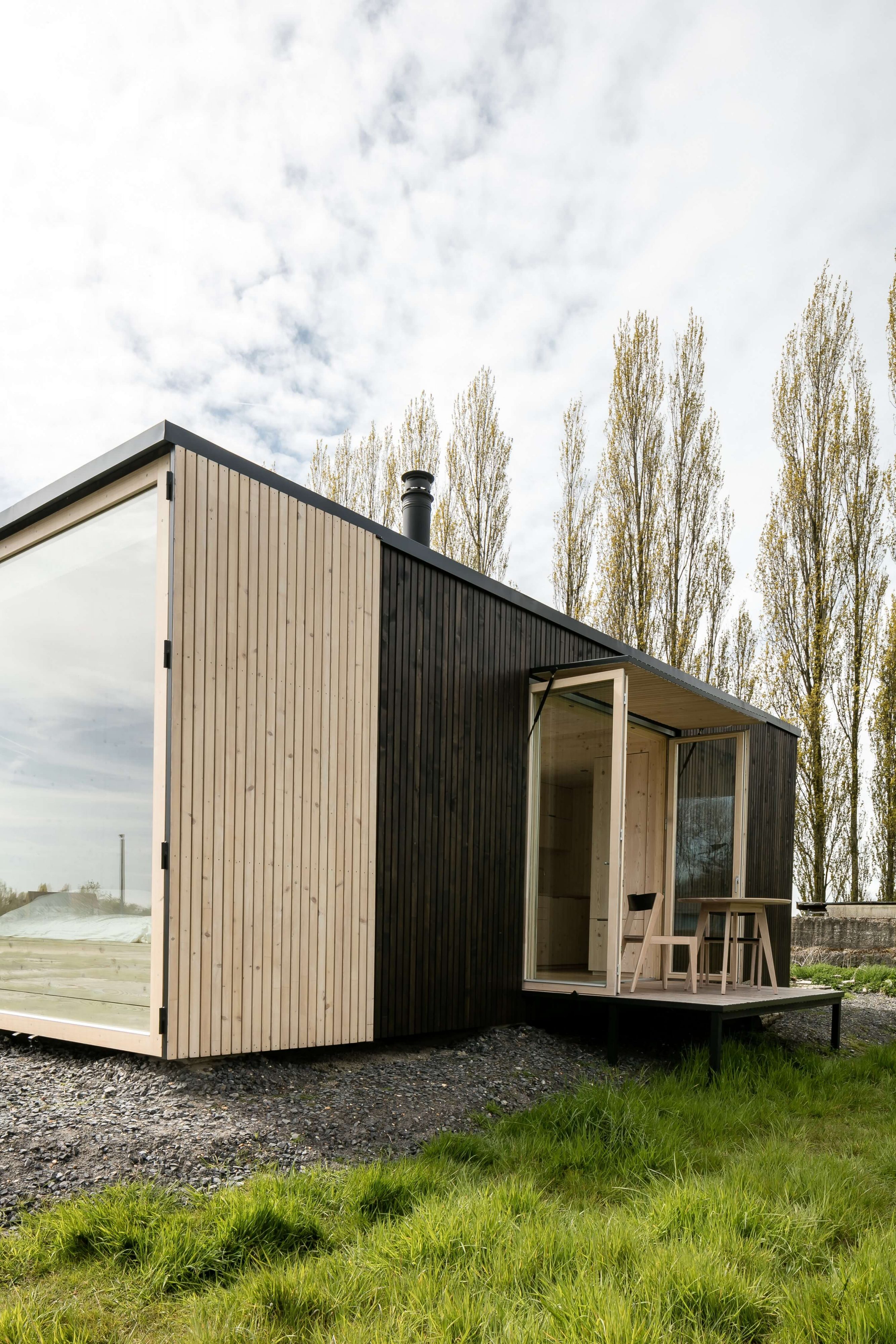 Tiny Modular Cabin by Ark Shelter