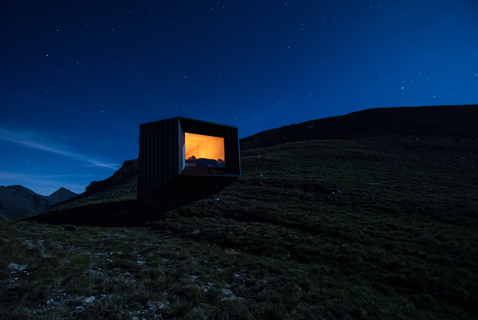 Black Body Mountain Shelter by Michele Versaci