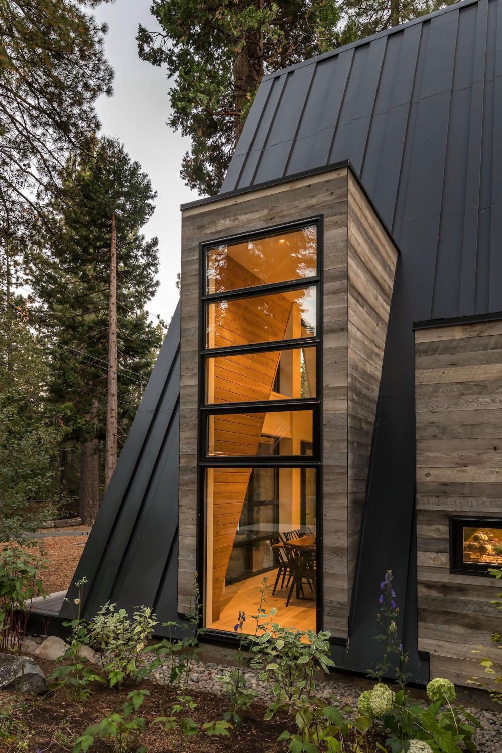 Mountain-Style A-Frame Cabin by Todd Gordon Mather Architect