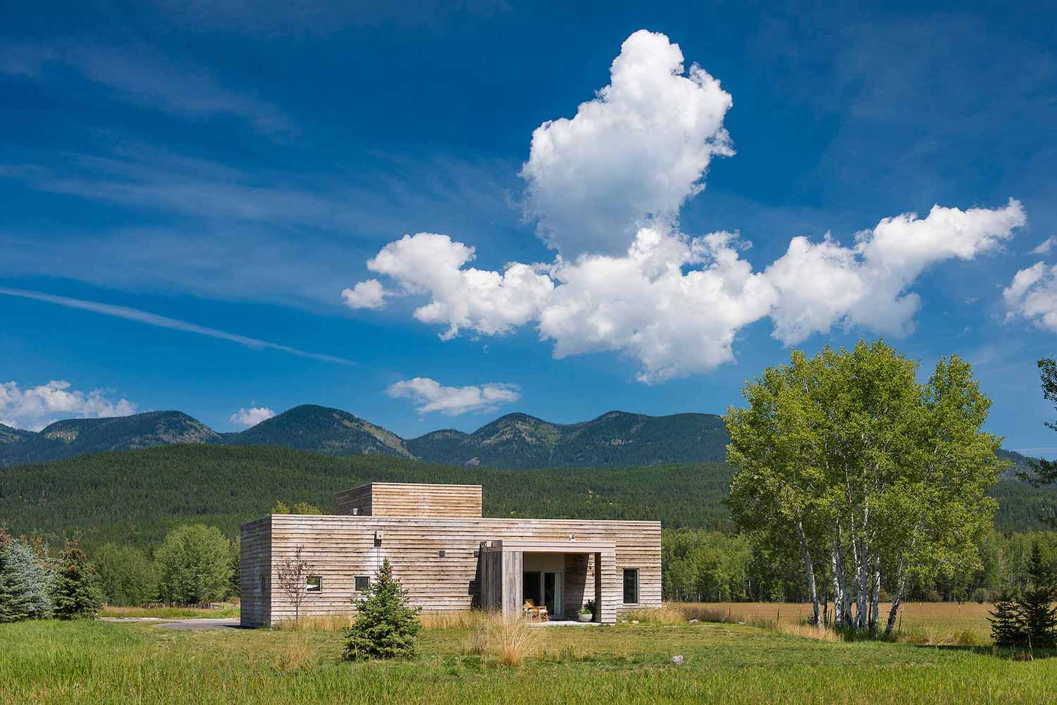 Montana Modern House by Cushing Terrell